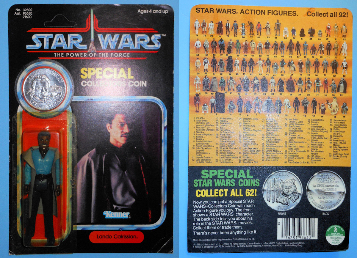 1985 Kenner POTF Lando Calrissian Unproduced Mock-up